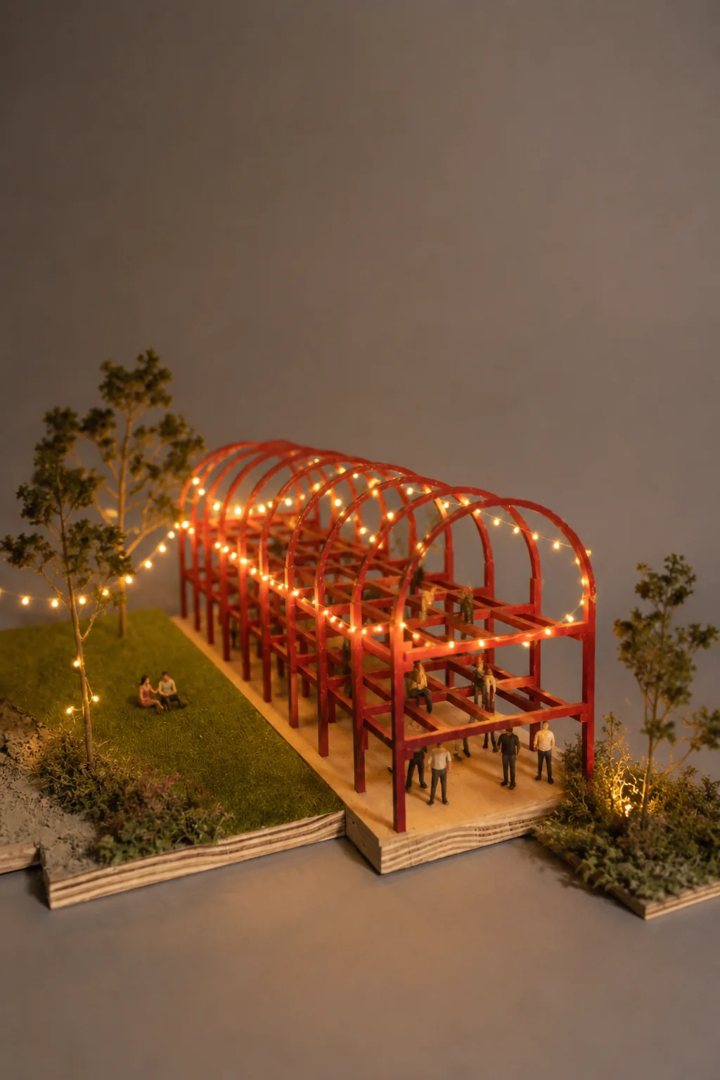 inszeniertes modell